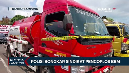 Polisi Bongkar Sindikat Pengoplos BBM Ilegal di Bandar Lampung