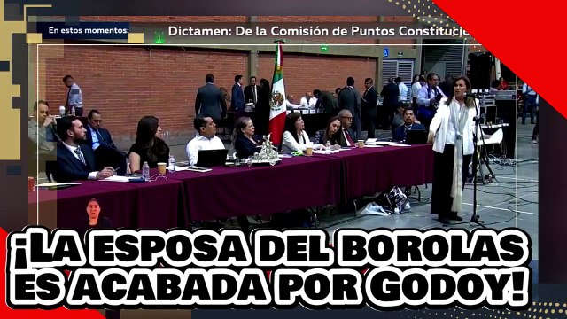¡VE! ¡La esposa del borolas es acabada por Leonel Godoy por atacar la reforma judicial de AMLO!