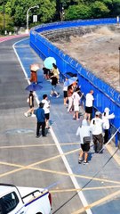 Why would anyone stand and watch in such a dangerous place?