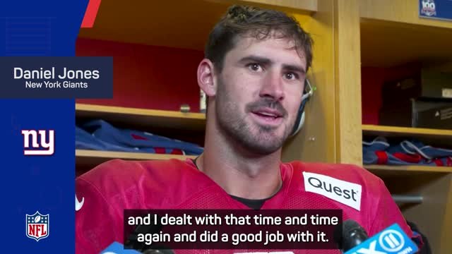 Giants' Daniel Jones' mental toughness 'is in a good spot'