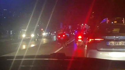 İstanbul Kağıthane’de denetim noktasında otomobilin çarptığı polis yaralandı