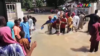 Setelah 30 Tahun, Bendungan Jebol Rendam Kota Nigeria