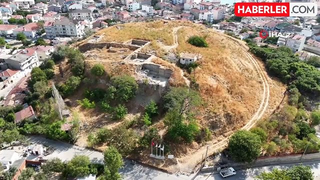 Maydos Antik Kenti'nde 3 bin 400 yıllık kurşundan üretilmiş sapan taşı bulundu