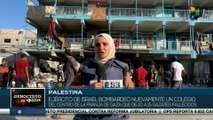 Ejército de Israel bombardeó nuevamente un colegio del centro de la Franja de Gaza