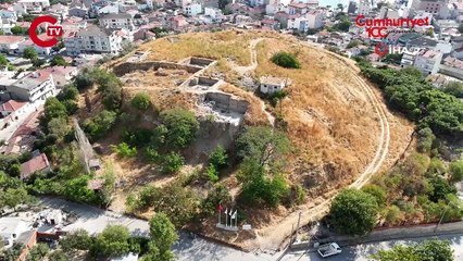 Maydos Antik Kenti’nde 3 bin 400 yıllık kurşundan üretilmiş sapan taşı bulundu