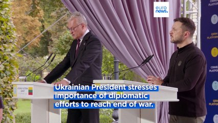 Zelenskyy calls for maximum support for Ukraine at Crimea summit