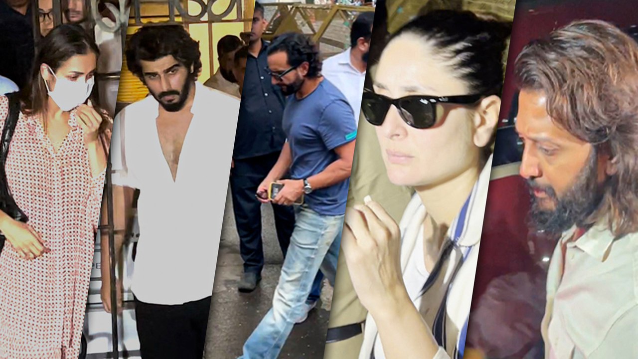 Kareena Kapoor, Arjun Kapoor जैसे कई बॉलीवुड सेलेब्स Malaika Arora के पिता Anil Mehta का किया अंतिम दर्शन