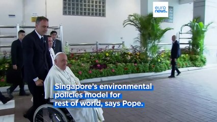 Pope asks for dignified pay and better conditions of migrant workers in Singapore
