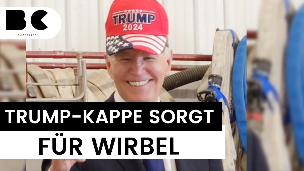 Biden mit Trump-Kappe auf Gedenkfeier!