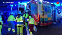 Grave un trabajador tras ser golpeado por un contrapeso de varias toneladas en Madrid