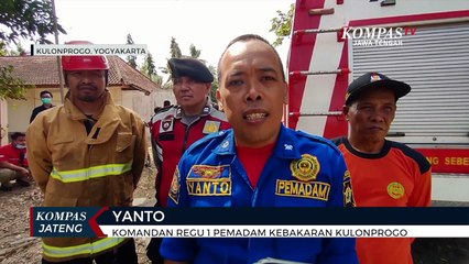Satu Hektar Lahan di Kulon Progo Terbakar, Petugas Kesulitan Akses Jalan