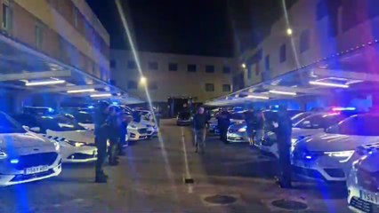 Despedida de Goyo de la Policía Municipal de Valladolid en su última noche antes de jubilarse