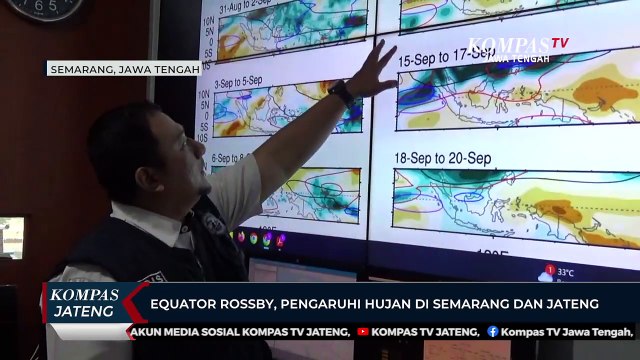 Equator Rossby, Pengaruhi Hujan di Semarang dan Jateng