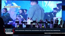 Pertunjukan Orkestra Mahasiswa SCU Semarang Curi Perhatian Penonton