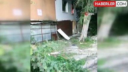 Tekirdağ Çorlu'da Metruk Bina Alevlere Teslim Oldu