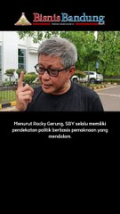 SBY Sindir Jokowi dan Prabowo, Rocky Gerung: Tafsir Metafora ‘Dua Matahari’ dalam Pidato SBY