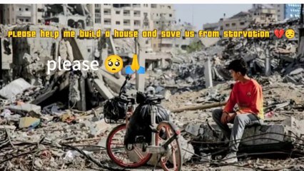 Please help me build a house and save us from starvation ،Donate link in description