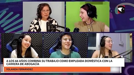 A los 66 años combina su trabajo como empleada doméstica con la carrera de abogací