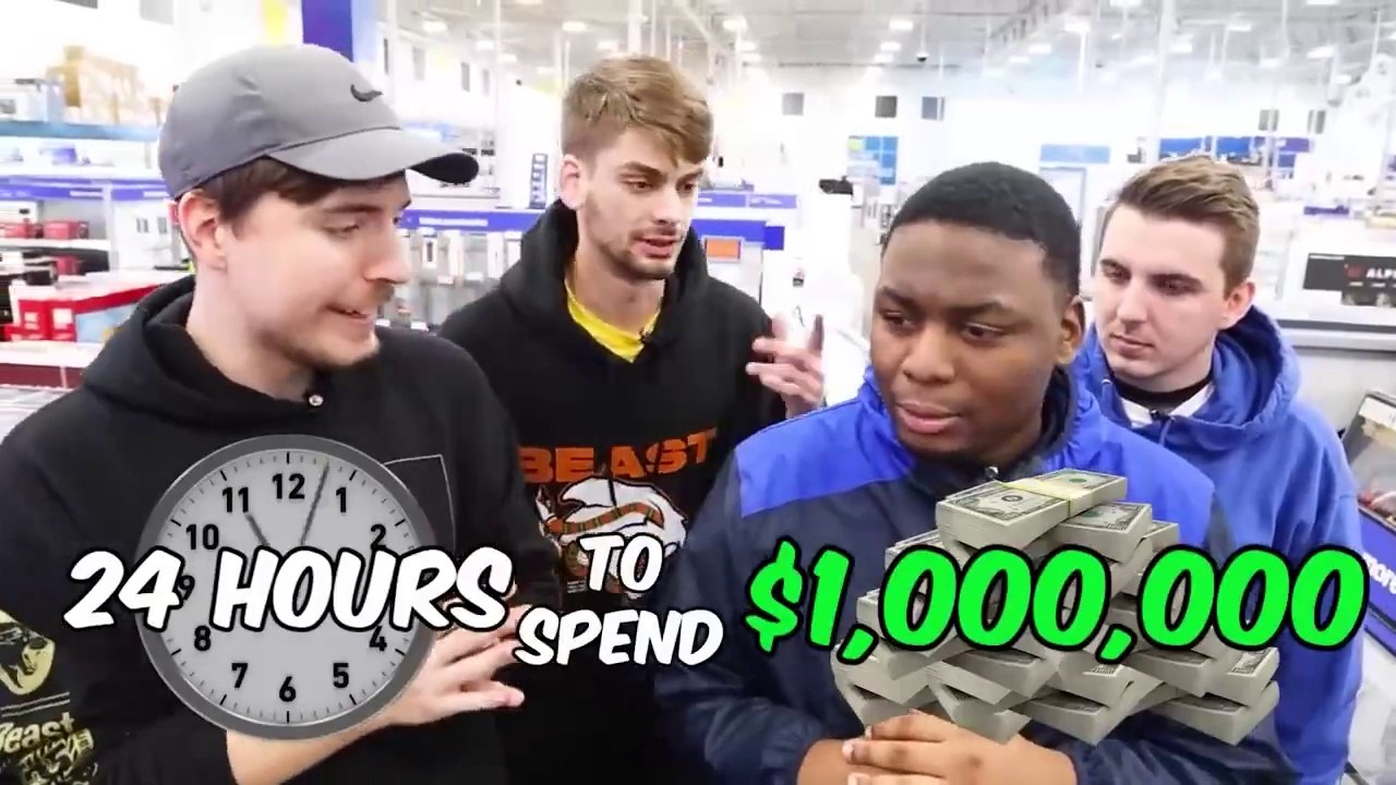 Mrbeast Spending $1,000,000 In 24 Hours