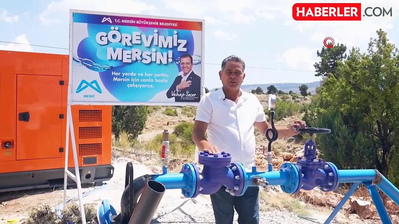 Köylüler su sevincini davul zurna ile kutladı