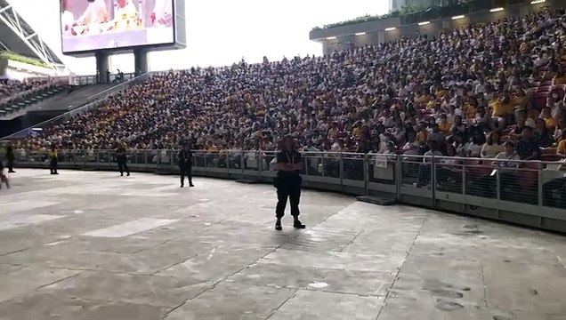 La messe du pape François au stade Singapore SportsHub