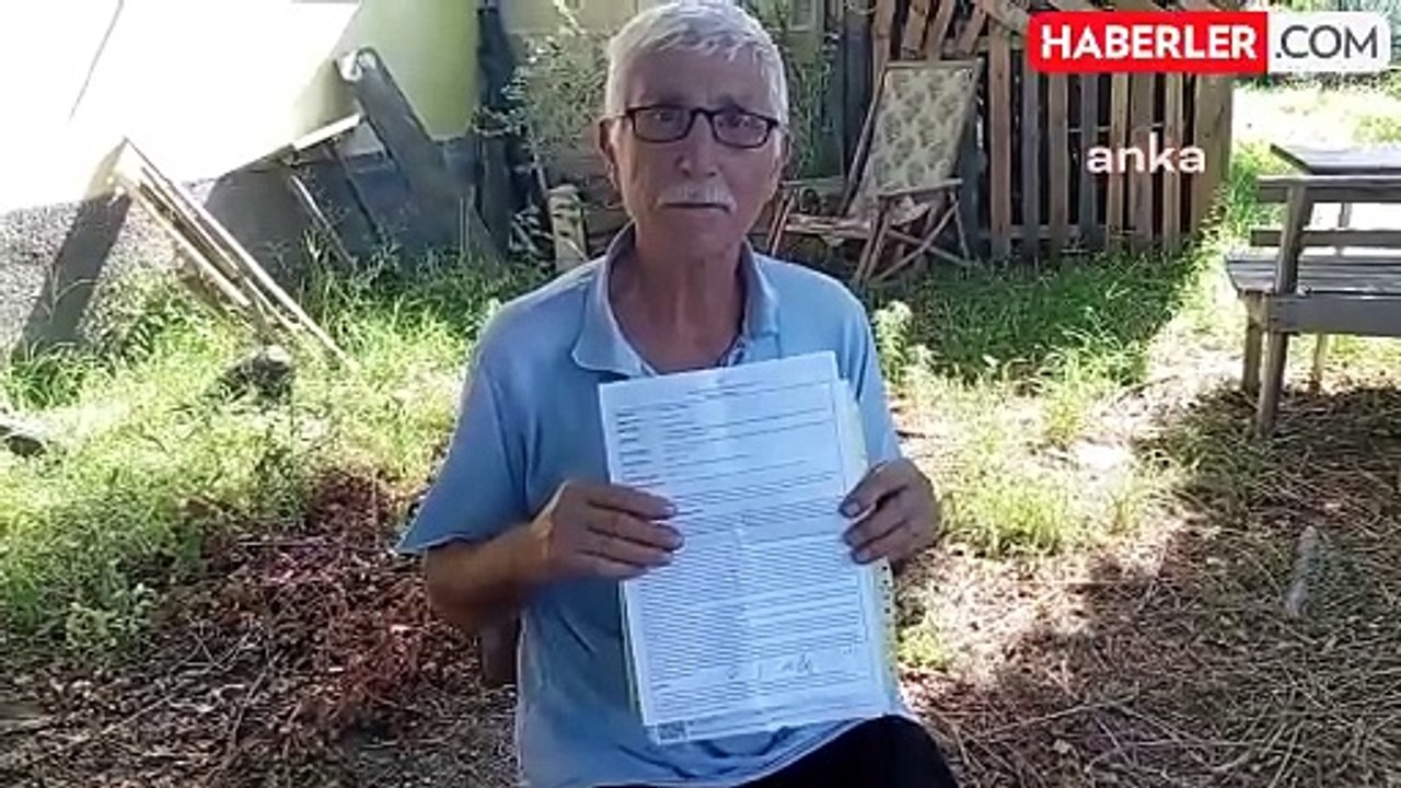 Emekli Vatandaş, Elektrik Dağıtım Şirketine Tepki Gösterdi