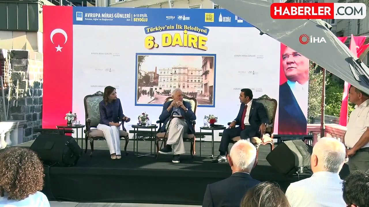 İlber Ortaylı Beyoğlu Avrupa Miras Günleri'ne konuk oldu