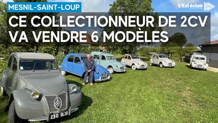 Collectionneur de Citroën 2CV, Albert Gatouillat va vendre 6 modèles