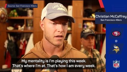 'My mentality is to play' - McCaffrey hoping to make Niners return in Week 2