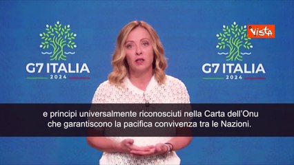 Guerra Ucraina, Meloni: "Annessione illegale Crimea gravissima violazione"