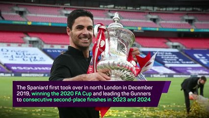 Video herunterladen: Breaking News - Mikel Arteta signs new Arsenal contract