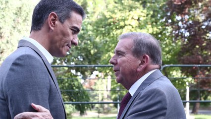 Sánchez recibe en Moncloa a Edmundo González