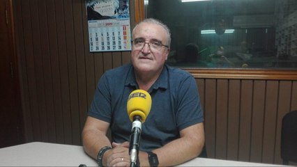 José Fernando Gómez, técnico del Caudetano en Radio Villena SER