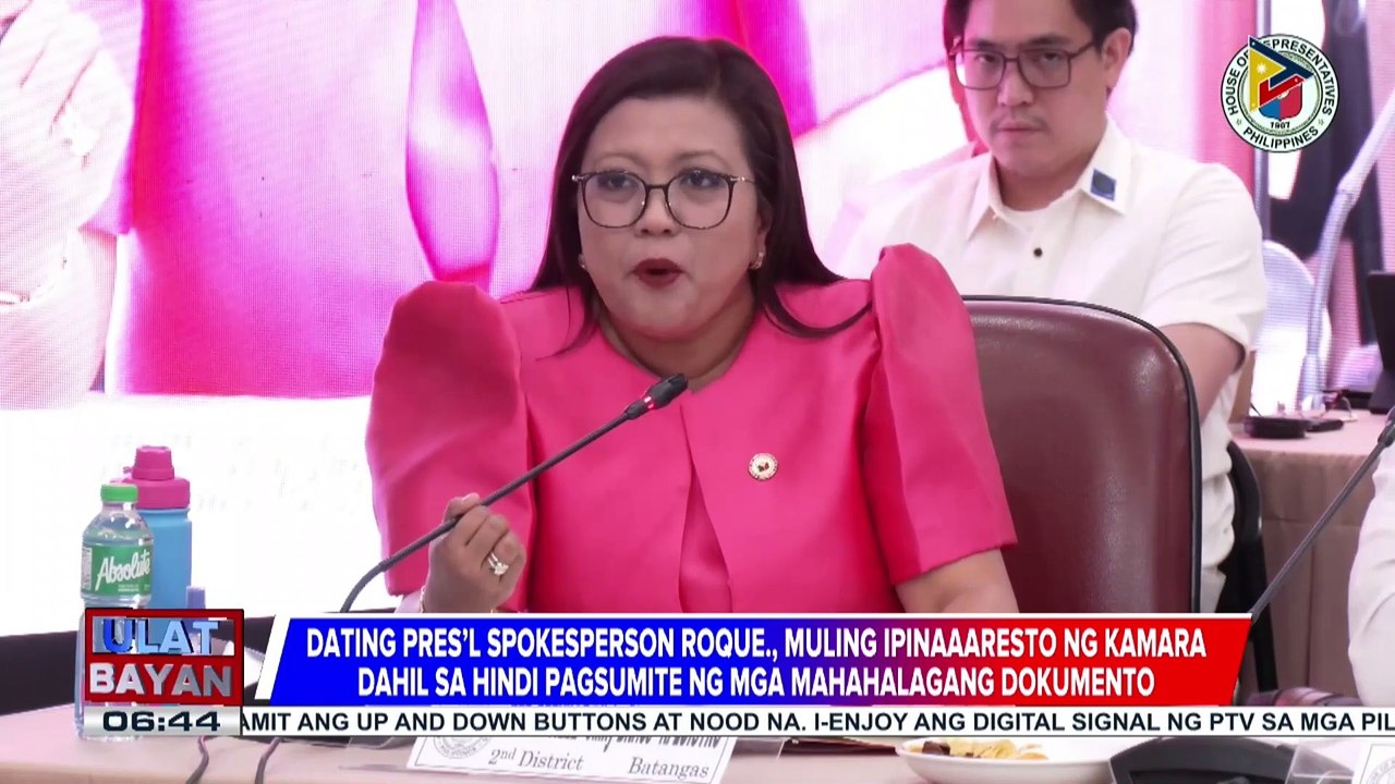 Dating PCSO Chief Royina Garma, na-cite in contempt sa Kamara; ex-Presidential spokesperson Harry Roque, pinaaaresto na naman