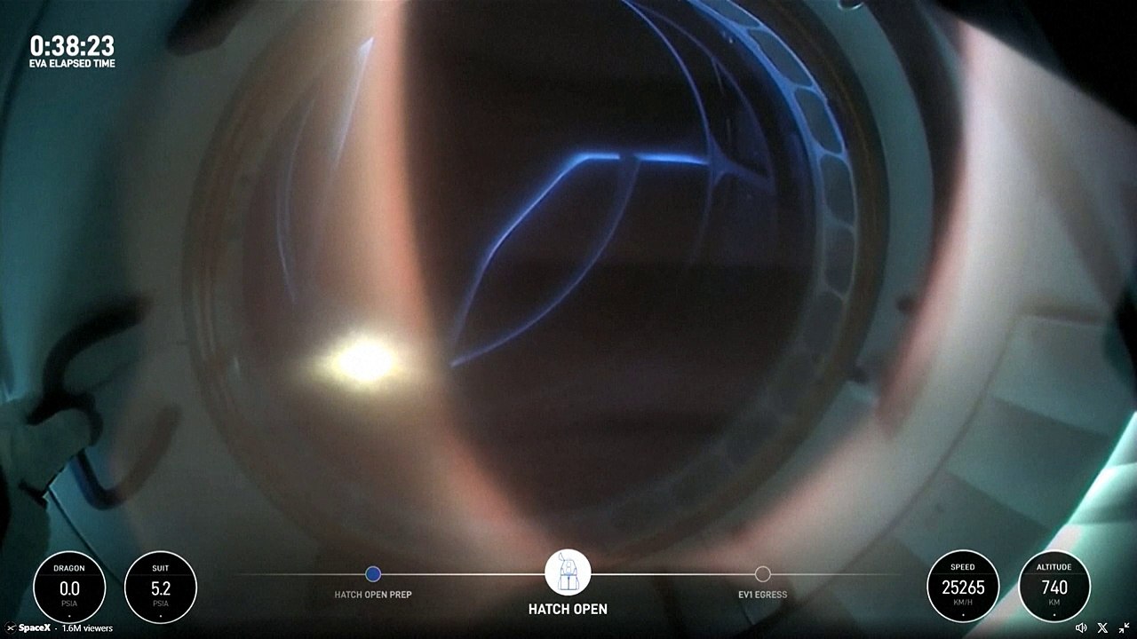 "polaris dawn": erster kommerzieller weltraumspaziergang geglückt