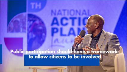 Public participation should have a framework to allow citizens to be involved