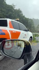 Acidente com carreta deixa BR-324 novamente travada; veja imagens