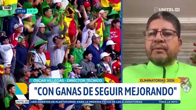 Villegas sobre jugar en El Alto: “Que esté metros más arriba y que eso no le caiga bien a los rivales, nos parece excelente”