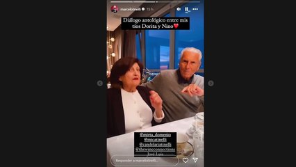 Marcelo Tinelli se reencontró con sus tíos Dorita y Nino después de 35 años