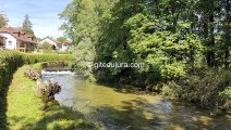 Gîtes en bordure de Rivière La Saine, Montagnes Jura Spa Sauna Location Vacances Foncine-le-Haut www.gitedujura.com