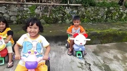 game Fun for kids _ Sepeda mainan _ Mobil mobilan _ videos of children