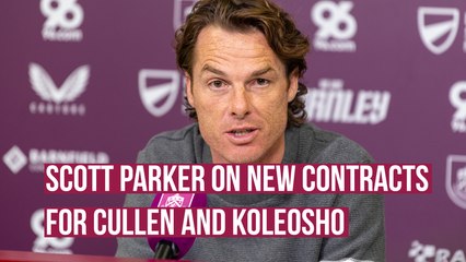 Scott Parker speaks on new contracts for Josh Cullen and Luca Koleosho