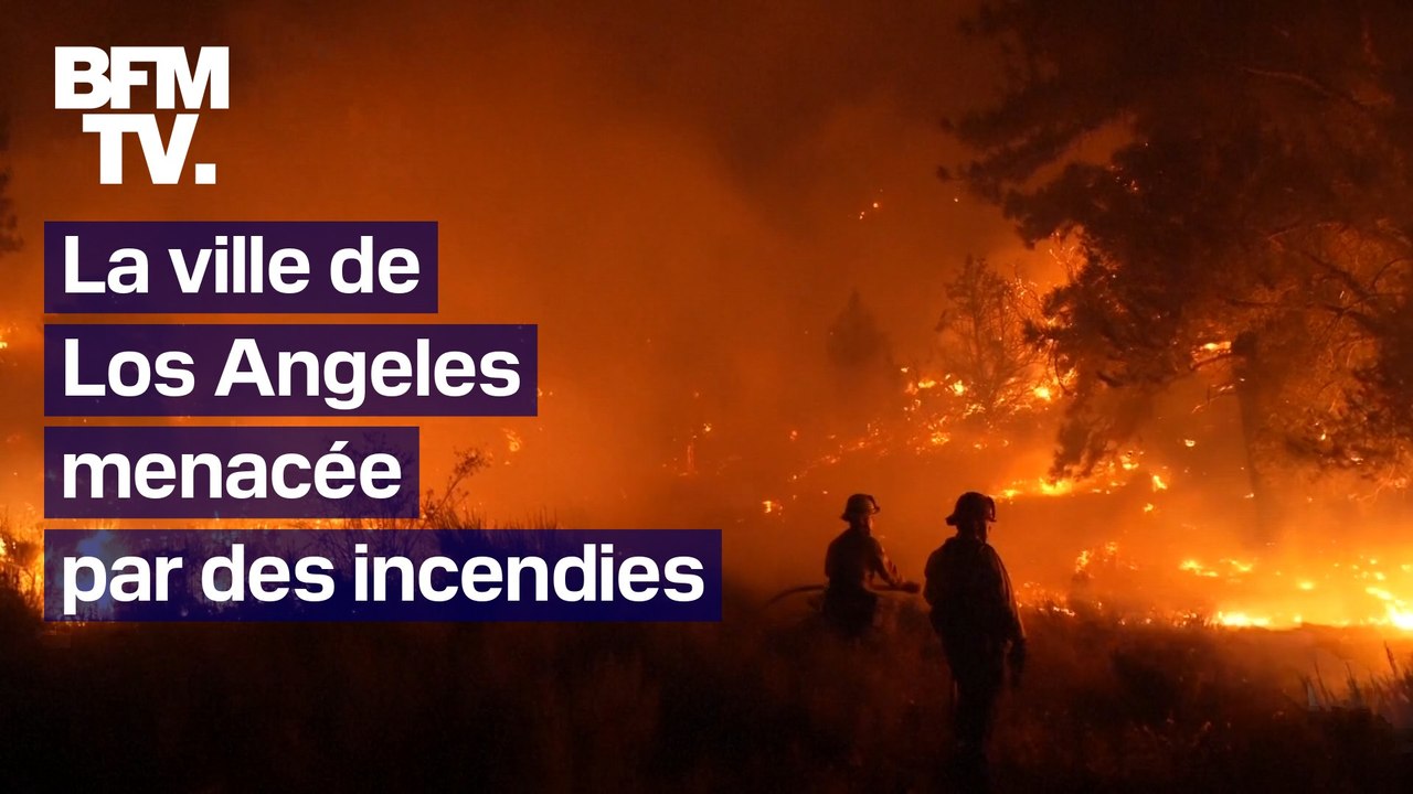 Los Angeles menacée par trois incendies incontrôlés