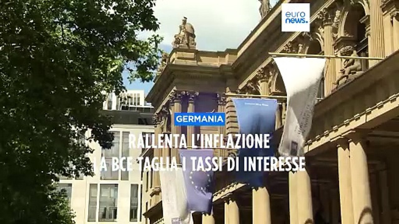 Rallenta l'inflazione, la Banca Centrale Europea taglia i tassi di interesse