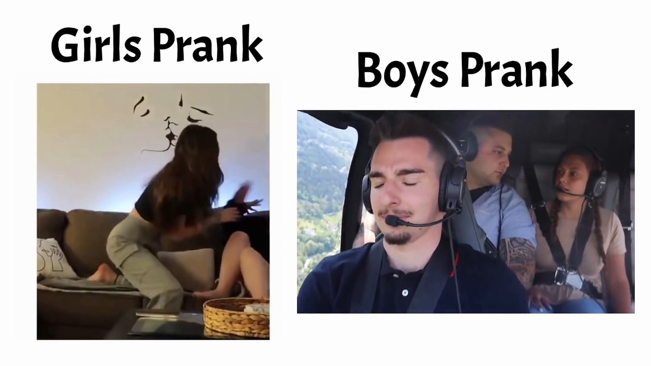 girls vs boys prank
