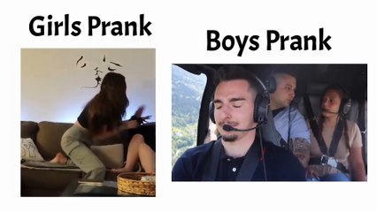 girls vs boys prank