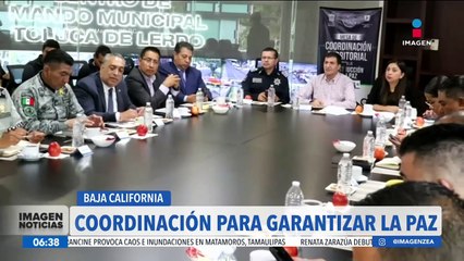 El gobierno de Baja California presenta estrategia de seguridad para el Valle de Mexicali
