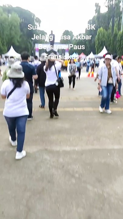 Kedatangan jemaah paus fransiskus