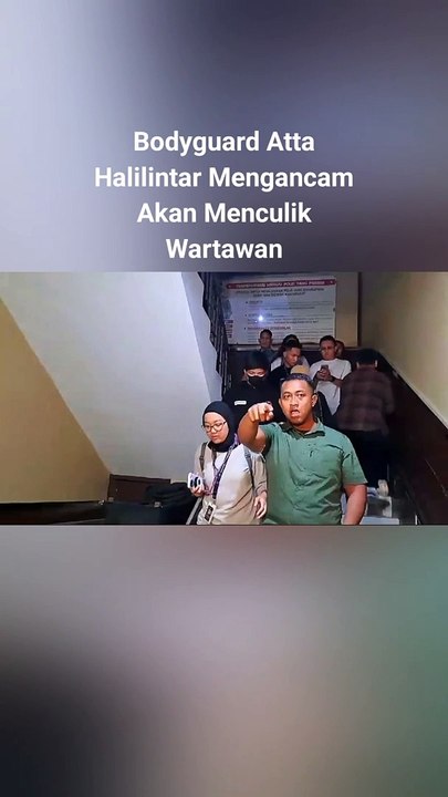 Bodyguard Atta Halilintar mengancam akan menculik wartawan