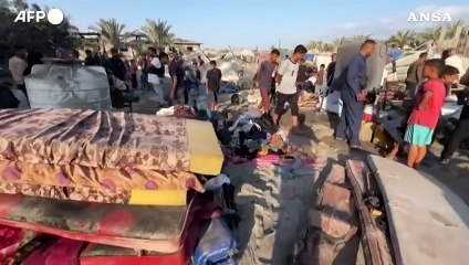 Raid israeliano nella Striscia di Gaza meridionale